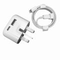 USB-C + USB-A Genuine 35 Waat Dual Port Charger For I-phone And More Device 6 Months Warrnty. 