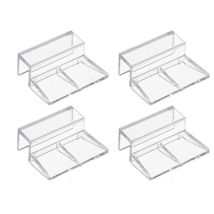 4Pcs/Set Acrylic Fish Tank Lid Cover Support Holder 6-12mm Multifunctional Glass Aquarium Top Cover Support Rack Aquarium Stands