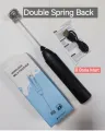 USB Rechargeable Handheld Egg Beater 3 Speeds Electric Milk ..