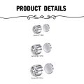 4/9 Pairs/Set Stainless Steel Ear Clips And Fake Nose Studs, No Need for Piercing, Directly Wear Fashionable Clip-On Earrings.
