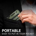 Mens Wallet, Slim Wallet with Money Clip and Credit Card Holder, Minimalist Front Pocket Wallet for Men, Rfid Blocking.