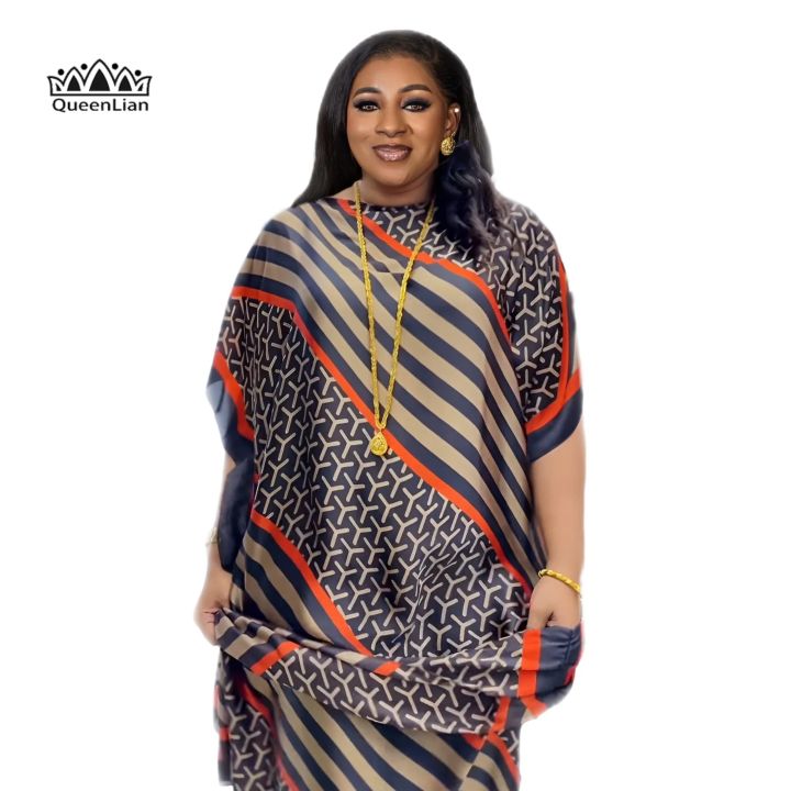 New%20Style%20Fashion%20Oversize%20African%20Women%20Clothing%20Dubai%20Dashiki%20Abaya%20Free%20Size%20Print%20Design%20With%20Scarf%20Loose%20Long%20Dress%20-%20Image%202
