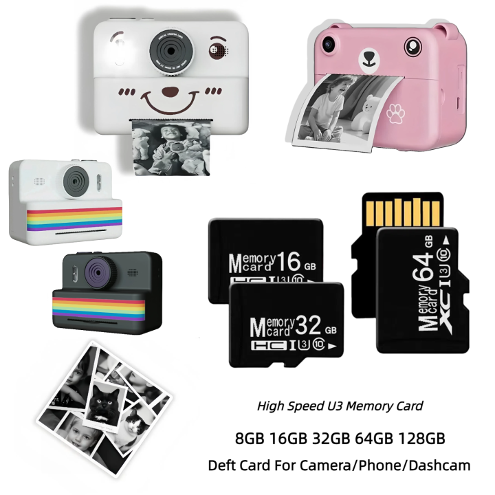 High Speed Camera Card 128GB 8GB 16GB 32GB 64GB U3 TF Card SD TF Flash ...
