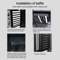 5Pcs Desktop Computer Host Chassis PCI Cooling Dust Filter Baffle PCI Slot Cover Board PC Computer Case Ventilation Baffle Net. 