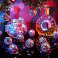 10pcs Christmas Mini Mirror Disco Ball Stage Light Reflective Rotating Bright Silver Glass Ball Wedding Party Cake Home Decor. 