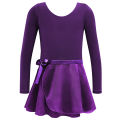 Ballet Leotards for Toddler Girls with Skirt Classic Long Sleeve Dance Gymnastic Ballerina Outfit Dress Stage Dance Wear. 