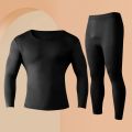 2024 Winter Base Layer Suit for Men, 1PC Ultra-Thin Thermal Underwear Set, Keep Men's Skin Warm and Comfortable. 