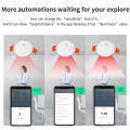 Tuya ZigBee WiFi MmWave Human Presence Motion Sensor 5.8G 24G Radar Luminance Breath Distance Detection Sensor Home Automation. 