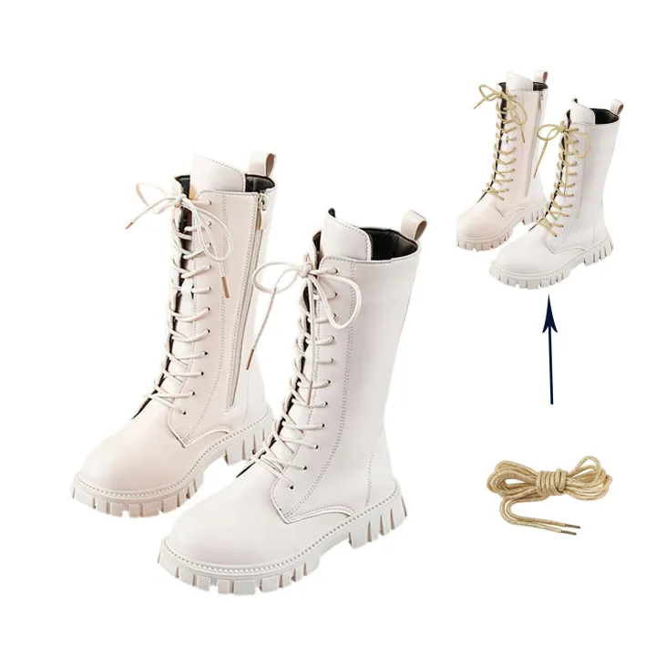 Girls%20Chic%20Korean%20Style%20White%20PU%20Leather%20Boots%20Fashion%20Casual%20and%20Versatile%20Strap%20Side%20Zipper%20Soft%20Bottom%20High%20Boot%20for%20Kids%20%EF%BB%BF%20-%20Image%206