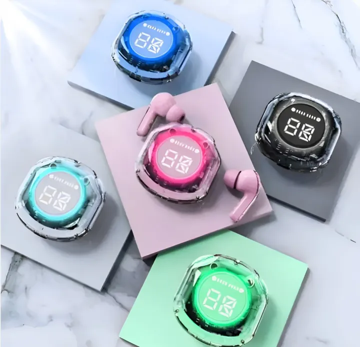 Ultrapods%20Pro%20True%20Wireless%20Earbuds%20with%20Display%20Transparent%20Design,%20Bluetooth%205.3%20Water%20Proof%20-%20Image%203