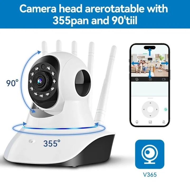 Wifi%20smart%20inteligent%20motion%20tracking%20Camera%205%20antenna%20-%20Image%204