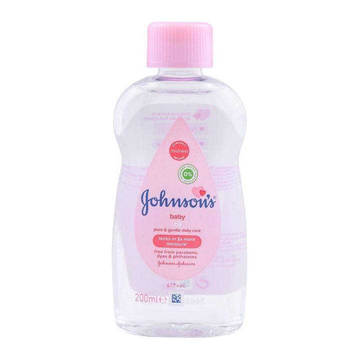 Johnsons Baby Oil Original 200ml l - Made in Italy