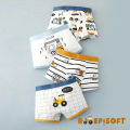 4pcs Children's Underwear for Boys Cotton Cute Dinosaur Shorts Panties Fashion Teenage Breathable Soft Boxers Toddler Underpants.