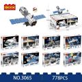 COGO Kids 778 PCS 8in 1 Aerospace set Children Spacecraft Lego bricks building blocks Kids Toys. 