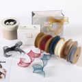 9Meter Sheer Silk Ribbon Satin Ribbons For Gift Wrapping Decoration Valentine’s Day Wedding Bouquets Wreath Sewing Supplies. 