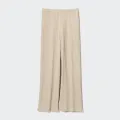 Uniqlo women pleated straight pants/pleated long pants. 