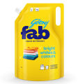 Godrej Fab Liquid Detergent Refill Pouch for Machine - 1 Ltr Pack. 