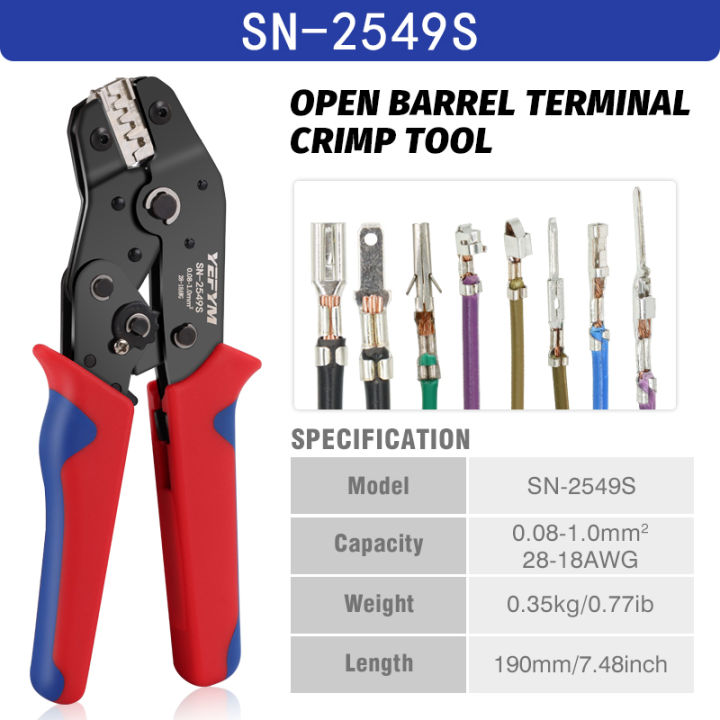 Crimping%20Tools%20For%20PH2.0/XH2.54/2.8/3.0/3.96/KF2510/JST%20Terminal%20SN-2549S%200.08-1.0mm%C2%B2/AWG28-18%20%20Wire%20Ratcheting%20Pliers%20YEFYM%20-%20Image%208