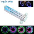 Bicycle Spoke Light 32 LED MTB Bike Wheel Light Spoke Lights Waterproof Shock Induction Colorful Bike Spoke Warning Signal Lamp. 