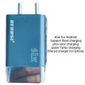 Recrsi 45w Plus 20w Pd Charger Support All Vooc Quick and For iphone 5v 9v 12v Poewer Supply With 1 year Warranty. 