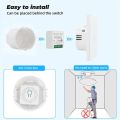 16A Mini Wifi DIY Light Switches Module 2-way Control Work With Tuya Smart Life Alexa Alice  Home. 