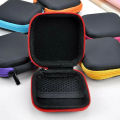 1-4pcs Portable Shockproof Headphone Case Earphone Bag Headset Storage Bag Hard Shell Earphone Accessories memory Card USB Cable.