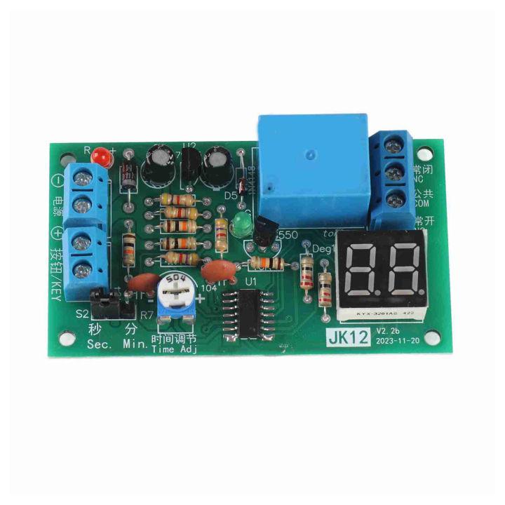 DC12V LED Display Countdown Timing Timer Delay Turn OFF Relay Switch ...