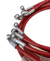 Free shipping Red 400 To 2200mm Hydraulic Brake Hose DOT oil Pipe Line Braided Cable 10mm Banjo Chromium plating For universal. 