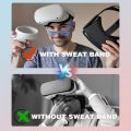 Eye Mask For Meta Oculus Quest 2 Sweat Band VR Glasses Cover Breathable Virtual Reality Headset For Quest 2 Accessories.