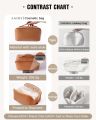EACHY Travel Makeup Bag,Large Capacity Cosmetic Bags for Women,Waterproof Portable Pouch Open Flat Toiletry Bag. 
