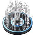 Solar Water Fountain Pool Pond Waterfall Fountain Garden Decoration Outdoor Bird Bath Solar Power Floating Water Pump Decoration.