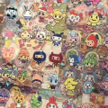 8pcs Japanese anime Tamagotchi Style pixel graph Cut film sticker desktop phone shell decoration Hand account diy accessory toy. 