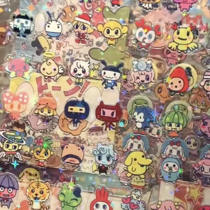 8pcs%20Japanese%20anime%20Tamagotchi%20Style%20pixel%20graph%20Cut%20film%20sticker%20desktop%20phone%20shell%20decoration%20Hand%20account%20diy%20accessory%20toy%20-%20Image%202