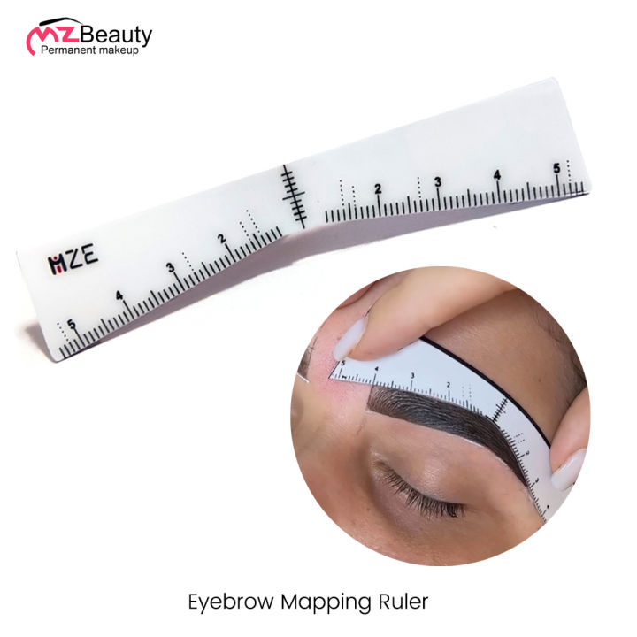 Mapping Eyebrow Ruler Stickers Microblading Adhesive Brow Measurement ...