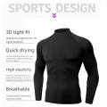Winter Man Compression Shirt Cycling Clothing Warmth Shirt Warm Bottoming Shirt Men Compression T-Shirt Gym Sportswear. 