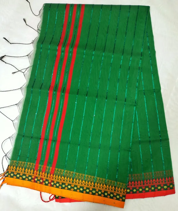 Bijoy%20dibosh%20collection%20half%20Silk%20chomki%20saree%20-%20Image%202