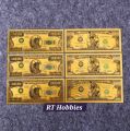 millions goldfoil ppt decorative note. for collection and decoration. Suvenir item. 