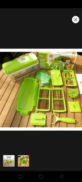 Nicer diser 12 in 1pcs kitchen set onion cutter  and vegetable cutter