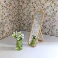 Dollhouse miniature dressing mirror, 1:12 scale, can freely DIY decorate home, bedroom and other scene accessories, holiday .