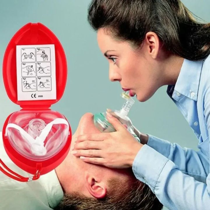 Car Rescue CPR Mask Emergency First Aid Masks Resuscitator One-Way ...