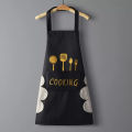 Apron Waterproof Oilproof Can Wipe Hands Kitchen Work Clothes Home Cooking Cleaning Men and Women Universal Sleeveless Apron.