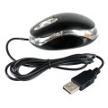 High Quality USB 2.0 3D LED Optical Wheel Wired Mouse for PC/Laptop/Notebook, specifically identified as the LJ-M009 model. .