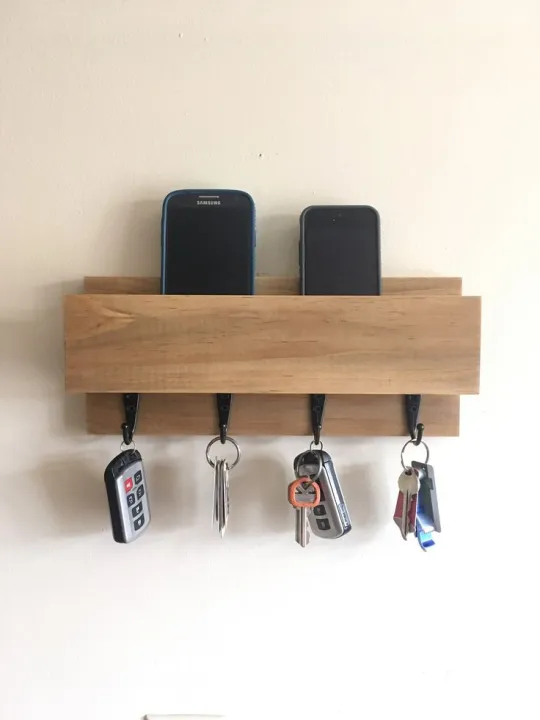 Wooden%20Wall%20Mount%20Entryway%20Organizer,%20Key%20and%20Mail%20Holder,%20Phone%20Storage,%20Mail%20Organizer%20-%20Image%202