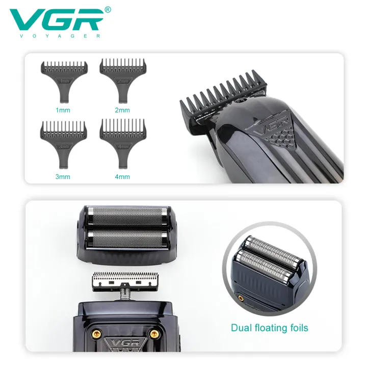 VGR%20Trimmer%20Professional%20Hair%20Cutting%20Machine%20Cordless%20Hair%20Clipper%203%20in%201%20Barber%20Beard%20Shaver%20Electric%20Trimmer%20for%20Men%20V-644%20-%20Image%203