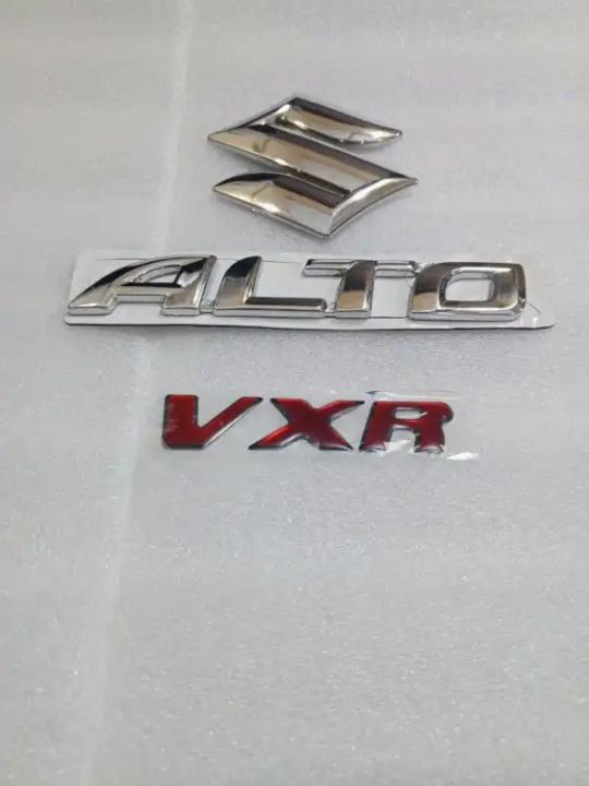 Suzuki Alto Vxr New Model Back Logo With Monogram 3 Pics Set