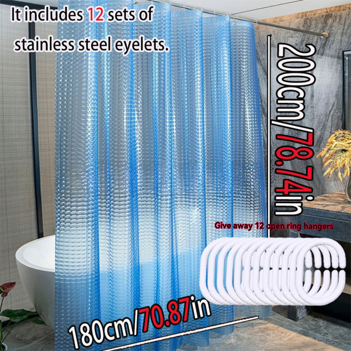 The%203D%20Blue,%20Clear%20and%20High-End%20Bathroom%20Partition%20Curtain%20Is%20Easy%20to%20Clean.%20The%20Dreamy%20Ocean%20Color%20Is%20Highly%20Recommended%20-%20Image%207