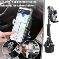 Adjustable Car Cup Holder Cellphone Mount Stand Universal Car Water Cup Holder Mobile Cell Phone Bracket Support For Iphone 13.