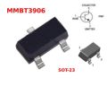 20pcs MMBT3906LT MMBT3906 2N3906 PZT3906 3906 SMD Transistor 2A PNP 40V 200mA 300mW SOT-23. 