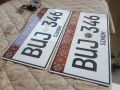 number plate for car Sindh ajrak new style acrylic plastic made plates beautifull customized 3mm plastic trending style new sindh. 