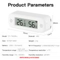 Tuya WiFi Temperature Humidity Sensor For Smart Home Thermometer Hygrometer APP Remote Control Work with Yandex SmartLife Alexa. 